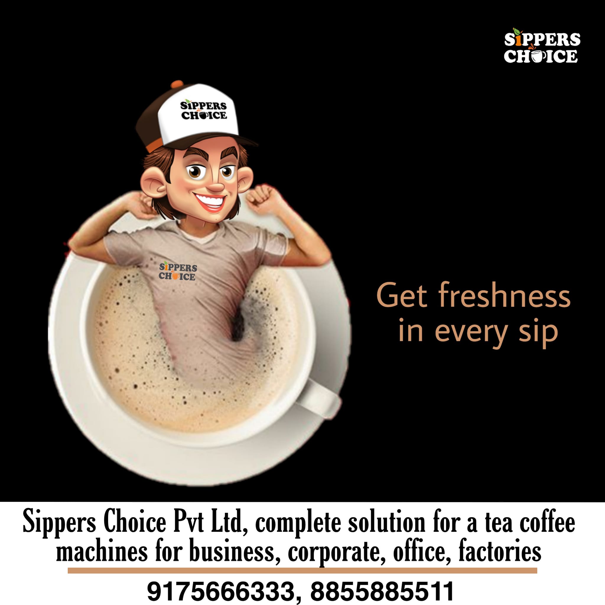 Sippers Choice Pvt ltd specialty hot beverages lifestyle brand in India. 